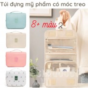  [Size to] Túi đựng mỹ phẩm đồ du lịch đa năng có móc treo
